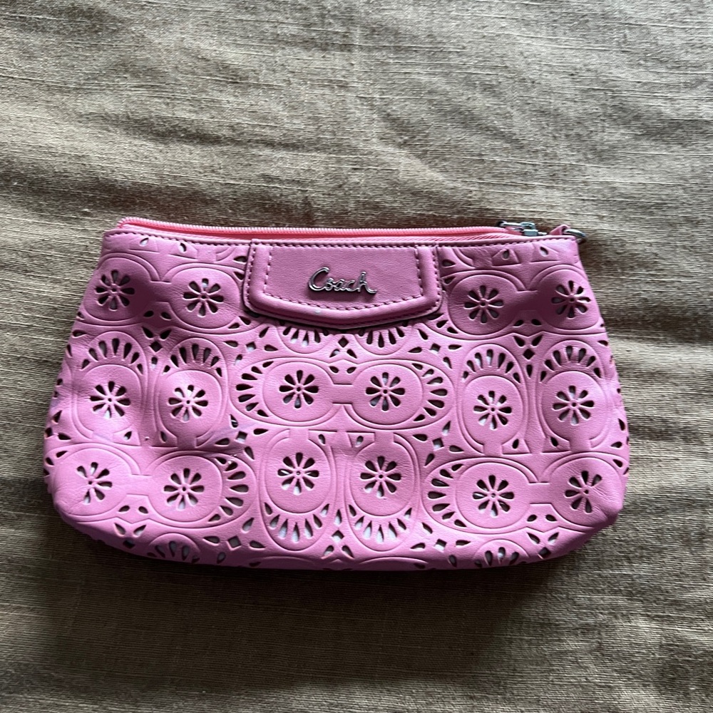 Coach Pink Clutch Bag